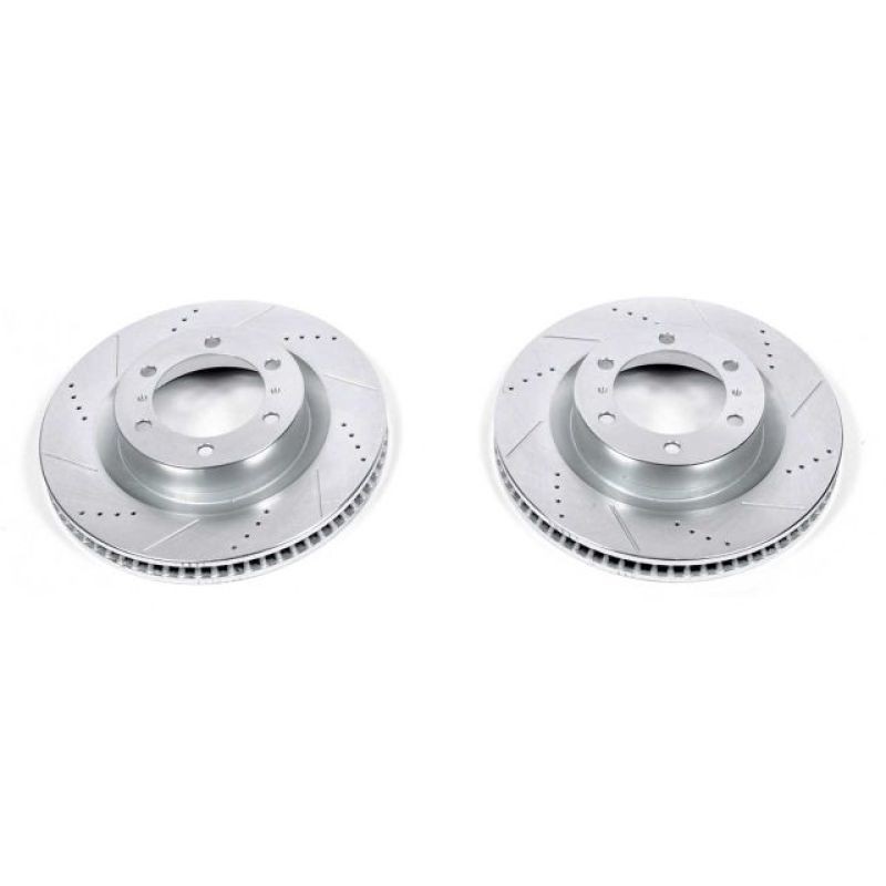 Power Stop Evolution Drilled & Slotted Rotors for Toyota 4Runner 2010-2015 –
