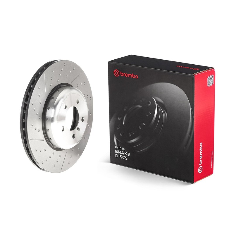 2x Brake Discs Pair Vented fits BMW 335 3.0 Front 11 to 16 N55B30A 370mm Set New gallery