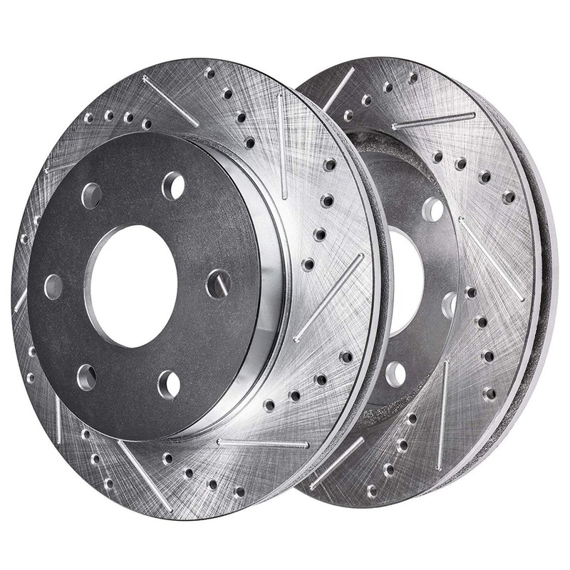 10pc Front Rear Drilled Brake Rotors Brake Pads for 2015-2020 Colorado Canyon gallery