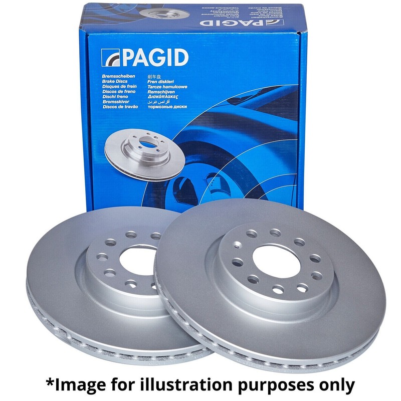 1X PAGID REAR BRAKE DISC FOR NISSAN RENAULT 54544 MDC1762 SAME DAY DISPATCH