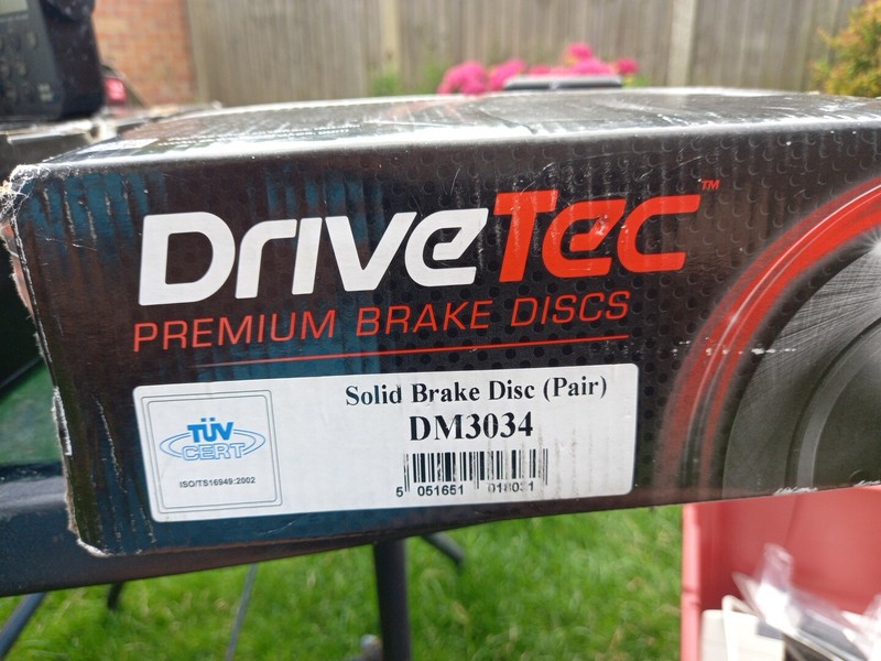 Drivetec Solid Break Disc ( Pair) DM3034