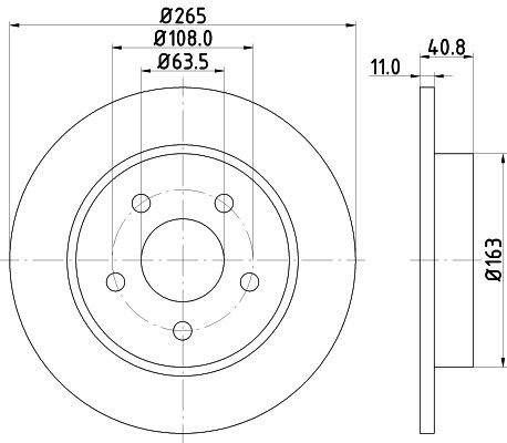 For Ford - Focus MK2 2005-2011 Estate Front & Rear Brake Discs and Pads Juratek gallery