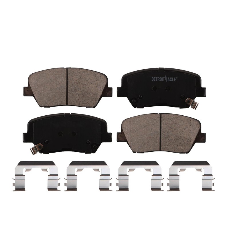 12.60 inch 320mm Front Disc Rotors Brake Pads Kit for 2014 2015 Kia Sorento gallery