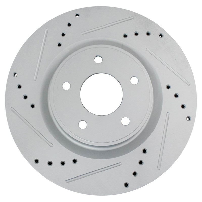 TRQ Front & Rear Performance Brake Rotor & Ceramic Pad Kit For Infiniti Q50 gallery
