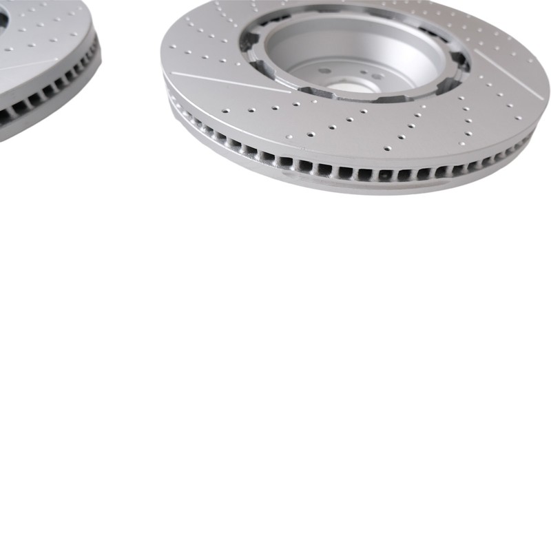 2X FOR Mercedes Benz W222 S63 S65 AMG 2014-2020 Front Brake Rotors A2224212612 gallery