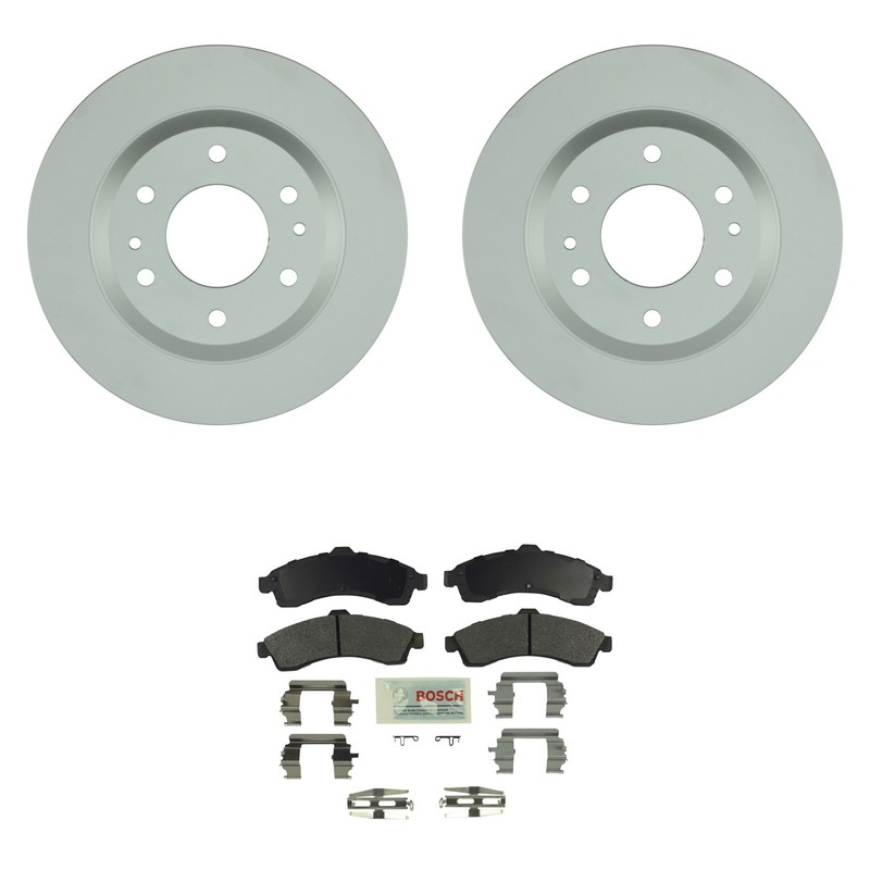Bosch Front 305mm Rotors Blue Ceramic Disc Brake Pad Kit For Trailblazer 9-7x