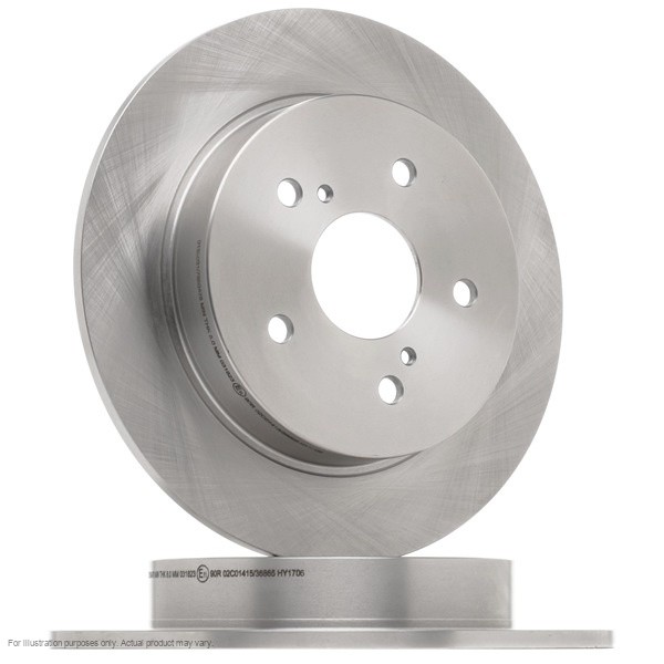 2X APEC Rear Brake Discs for SUZUKI SX4 Saloon 2007- 278mm Solid DSK2957 gallery
