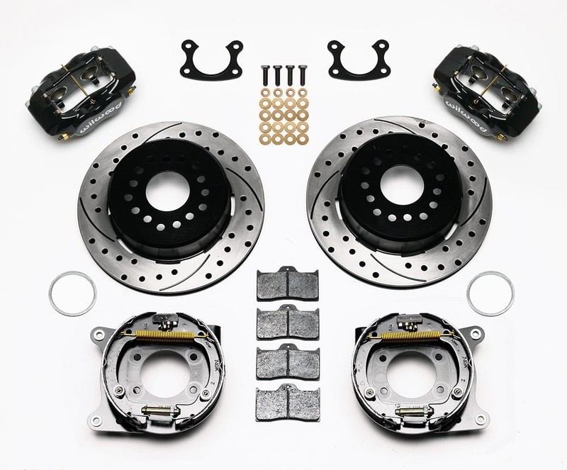 Wilwood Disc Brake Caliper / Rotor / Pad Kit - KIT,REAR,DISC/DRUM,SMALL Fits For gallery