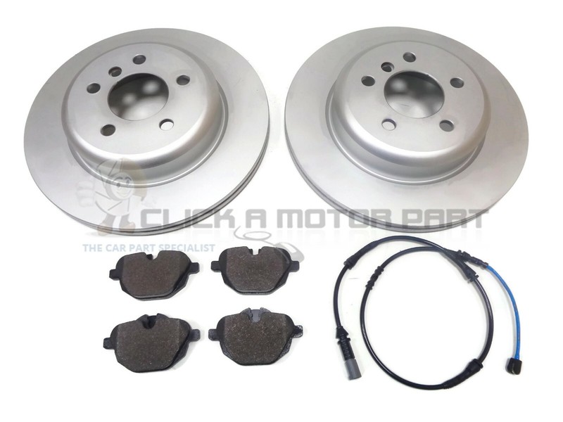 BMW F10 518D 520i 520D 2011-2015 REAR 2 BRAKE DISCS & PADS + SENSOR (330MM SIZE)