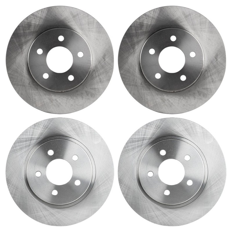 SureStop Brake Disc For Ford Mustang 2005-2010 Front and Rear | 4-Wheel Set