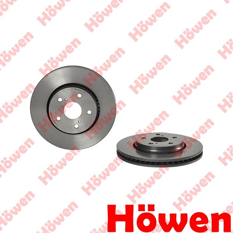 Fits Toyota C-HR 2016- 1.2 1.8 2.0 Brake Discs Front Howen 43512F4010