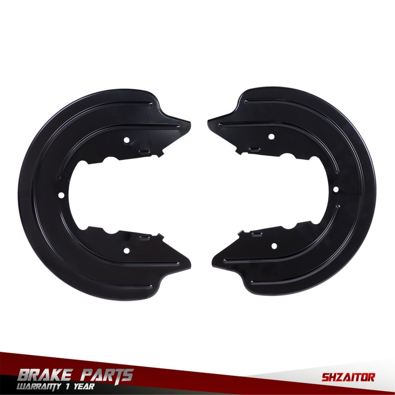 Rear Disc Brake Dust & Splash Shield Pair For Ford Mustang 1994-2004 8.8" New gallery