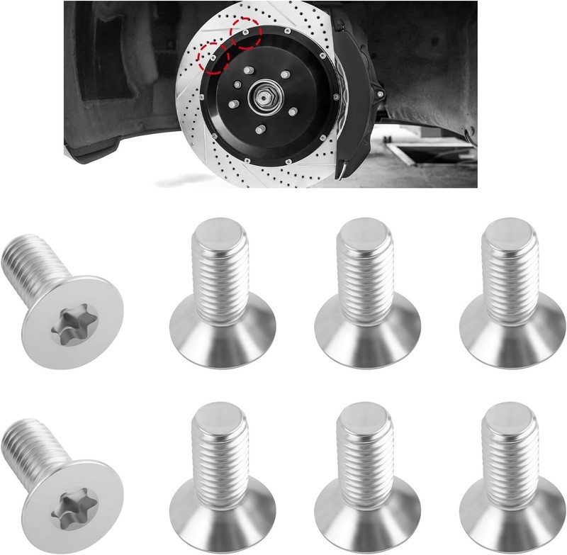 8PCS Brake Rotor Screws OEM#11609271,Brake Rotors Front and Rear Set Screws for