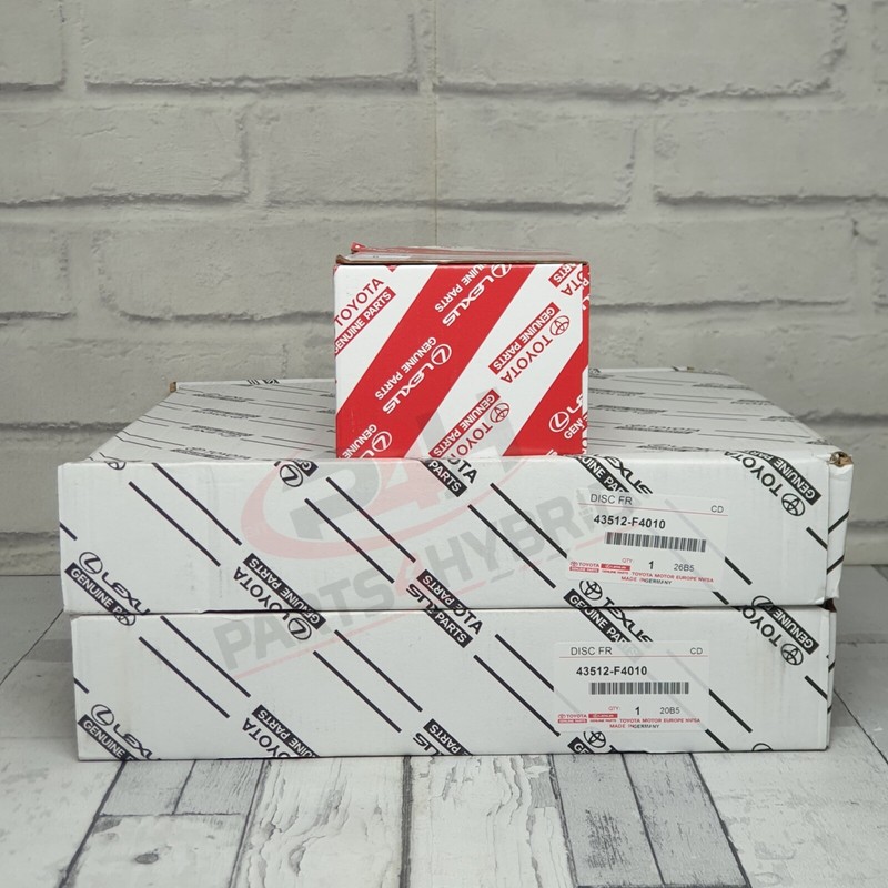Genuine Toyota Corolla Front Brake Discs & Pads Oem 04465-F4010 & 43512-F4010