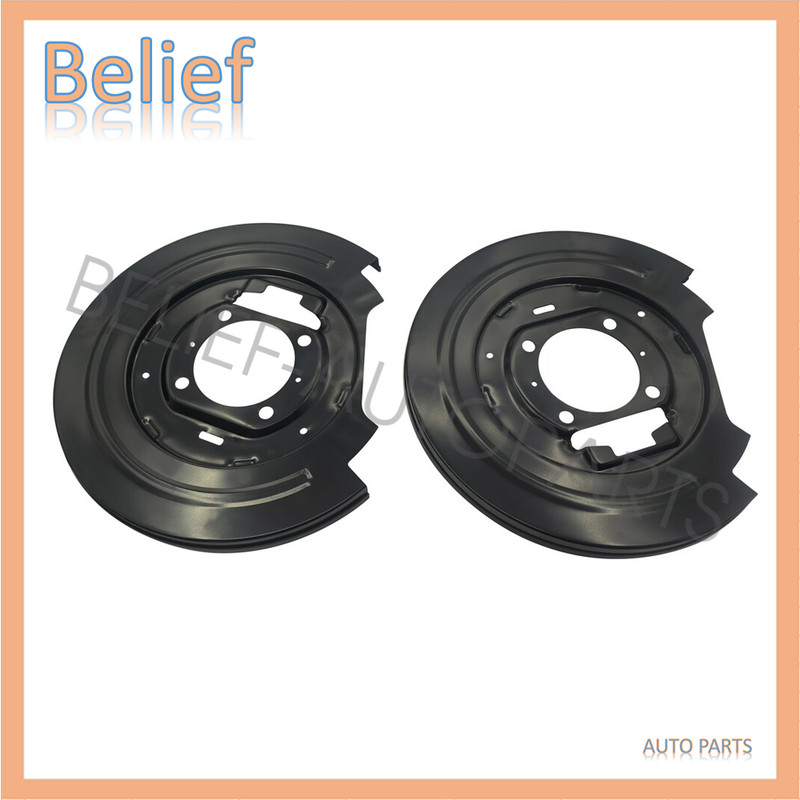 924-215 2Pcs Rear Disc Brake Dust Shield For Ford F-250 1998-2000