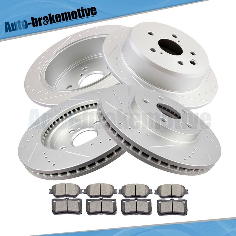 FOR LEXUS IS250 2.5L 2009-2013 FRONT + REAR BRAKE PADS AND ROTORS DISCS gallery