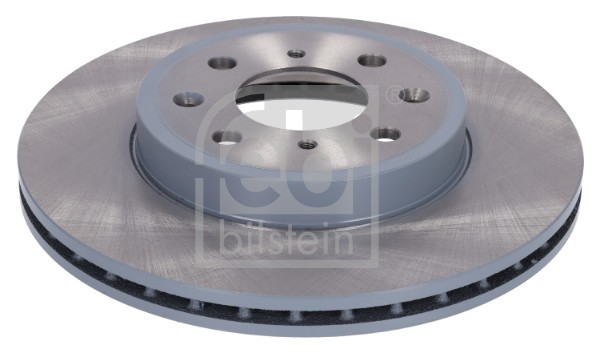2X Febi 188760 Front Brake Discs Pair 262mm Vented Fits Honda Jazz