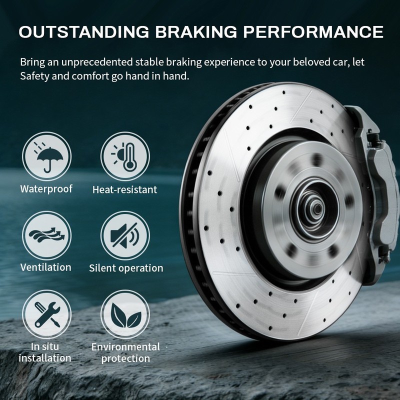 Front Rear Brake Disc Rotors & Ceramic Pads Kit For 2010-13 Kia Forte Koup 2.4L gallery