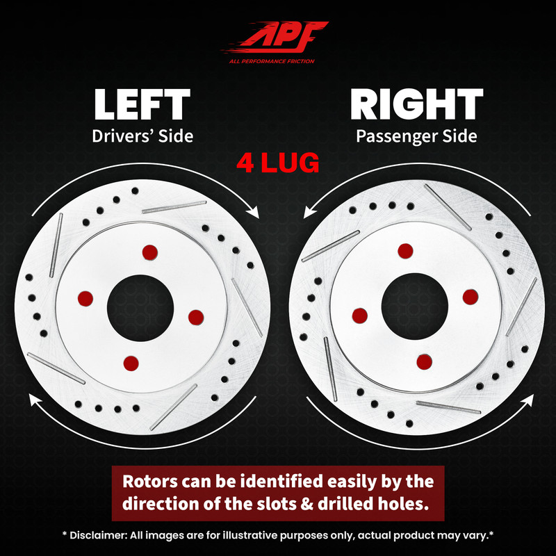 For Ford Fiesta 2014-2019 - Rear Drilled and Slotted Rotors gallery