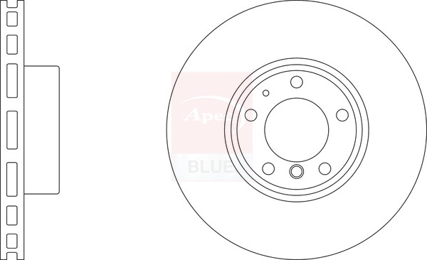 2x Brake Discs Pair Vented fits BMW 530 E39 3.0 Front 00 to 03 324mm Set Quality gallery