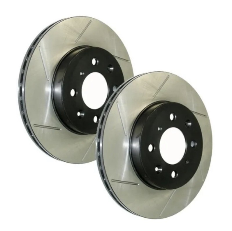 StopTech SportStop Rear Slotted Rotor PAIR BMW 2/3/4 Series 126.34147S 344mm