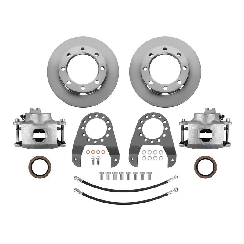 Complete Disc Brake Conversion Kit Rear Wheel Fit For Chevy 14-bolt Rear Ends