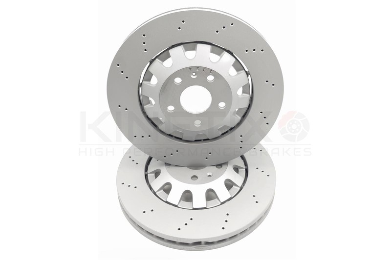 FOR CUPRA FORMENTOR DRILLED FRONT REAR BRAKE DISCS BREMBO PADS 370mm 310mm FR/RR gallery