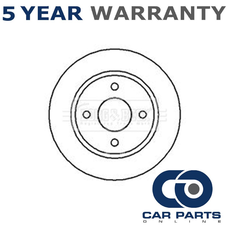 Brake Disc Front CPO Fits Nissan Micra 1993-2003 1.0 1.3 1.4 1.5 D 402065F003