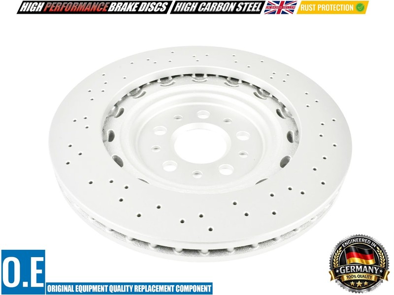 FOR MASERATI GHIBLI III (M157) 3.0 S Q FRONT DRILLED BRAKE DISCS 360mm 670030935 gallery