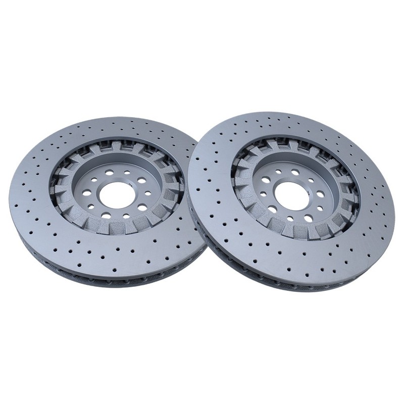 For Maserati Levante S 2017-2022 Brake Disc Dimpled Rotors Front Set of 2 gallery