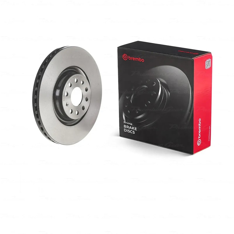 Front+Rear Brembo UV Coated Disc Rotors+KDH Pads for Skoda Octavia NE(5E5) 14-16 gallery