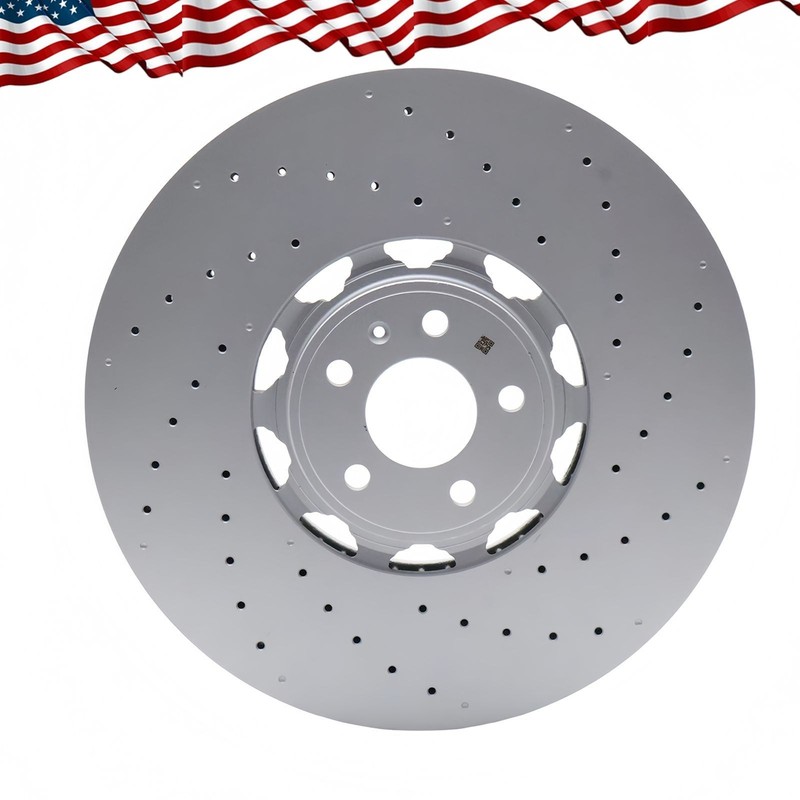 For 2021-2024 Audi RS6 Avant RS7 Sportback 4K0615301S Front Disc Brake Rotor Set gallery
