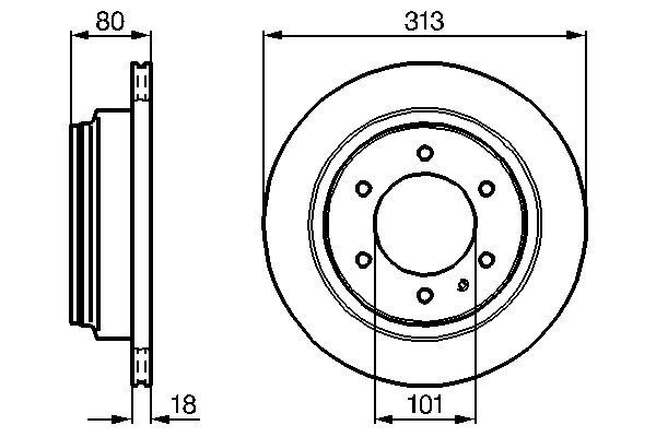 Bosch 0 986 478 496 Brake Disc for Isuzu, Opel, Vauxhall gallery