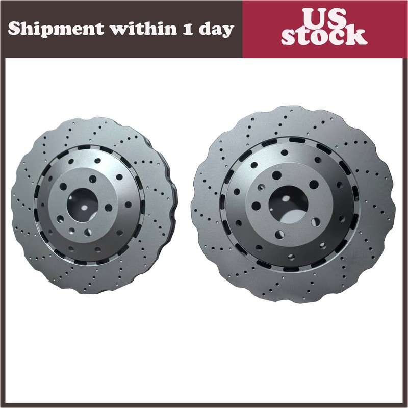 Front 8T0615301 Brake Disc Rotors 365mm FOR Lamborghini Huracan R8 Rs5