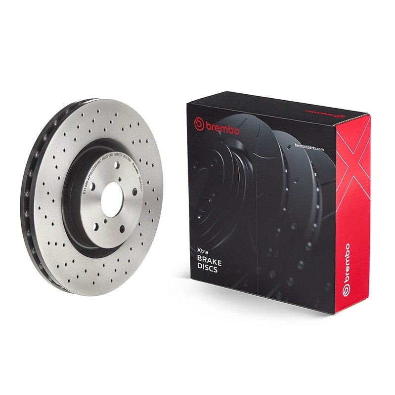 2x Brake Discs Pair Vented fits SUBARU IMPREZA GD, GDB 2.0 Front 01 to 05 EJ207 gallery