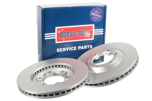 2x Brake Discs Pair Vented Front 280mm BBD4750 Borg & Beck Set 8973606770 New gallery
