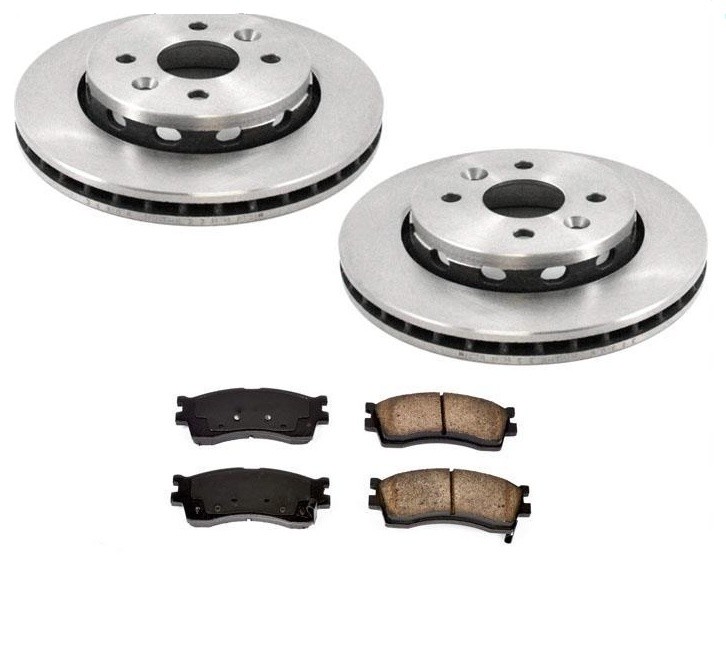 Front Rotors & Brake Pads for Kia Spectra Sephia From 07/14/00 to 2002