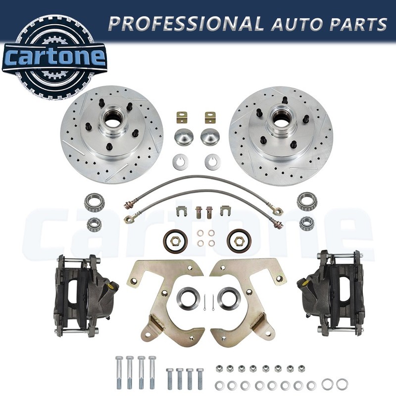 Front Disc Brake Conversion Kit Set For 1949 1950 1951 1952- 1962 Chevy Corvette