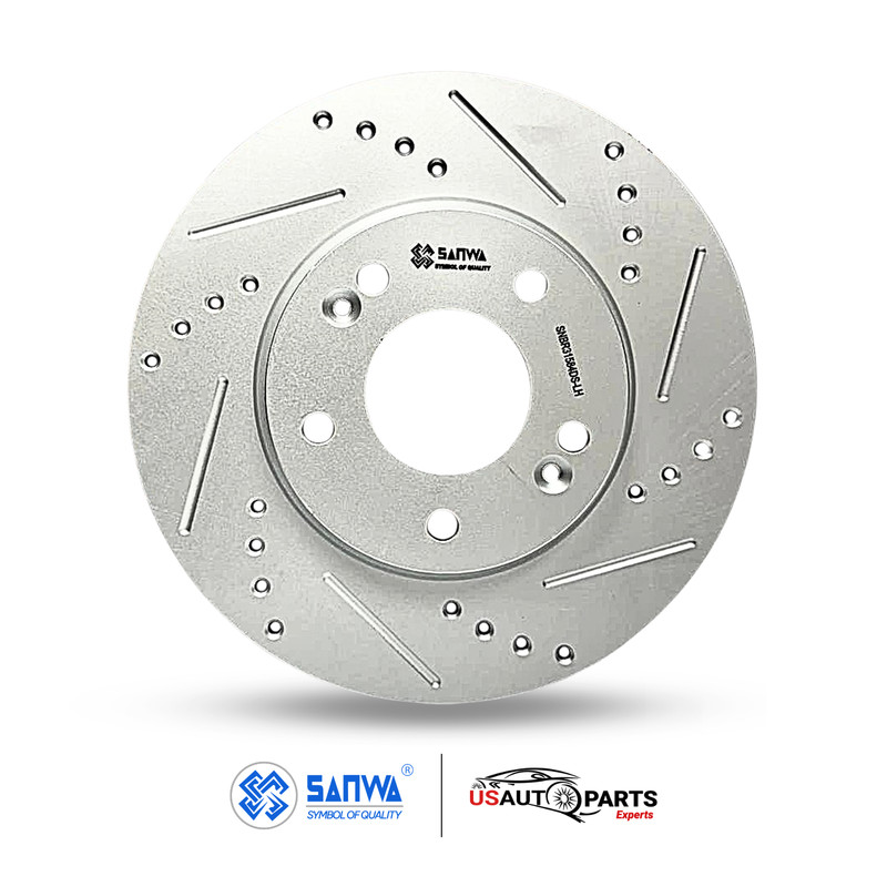 PAIR OF FRONT BRAKE ROTOR VENTED & GEOMET COATED D&S 280mm FOR KIA ELANTRA 11-23 gallery