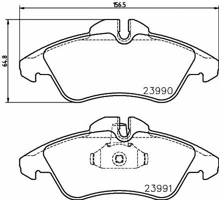 TEXTAR Front DISCS + PADS for MERCEDES SPRINTER CLASSIC 3.5-T Box 311CDI 2013-on gallery