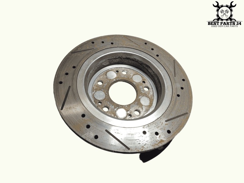 Rear Left Driver Side Brake Disc Rotor Drilled & Slotted OEM 18-25 Honda Accord