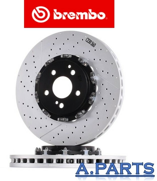 BREMBO 2X BRAKE DISCS 360mm FRONT MERCEDES AMG W204 S204 C209 W211 W212 S211
