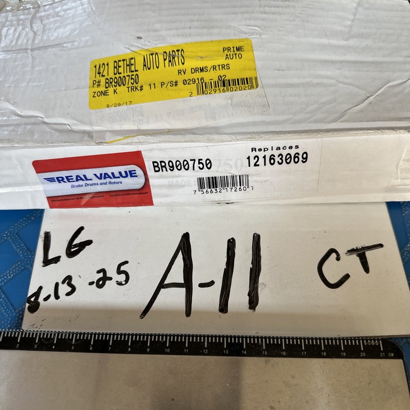 Real Value Disc Brake Rotor BR900750