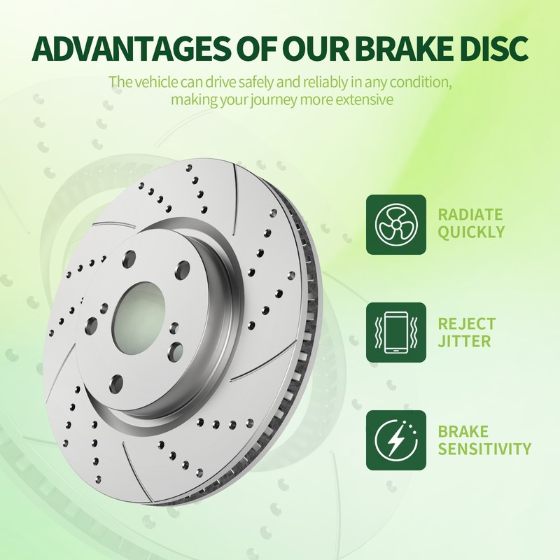 Front and Rear Rotors Brake Pads Kit for Chrysler 300 2005-2023 magnum 2005-2008 gallery