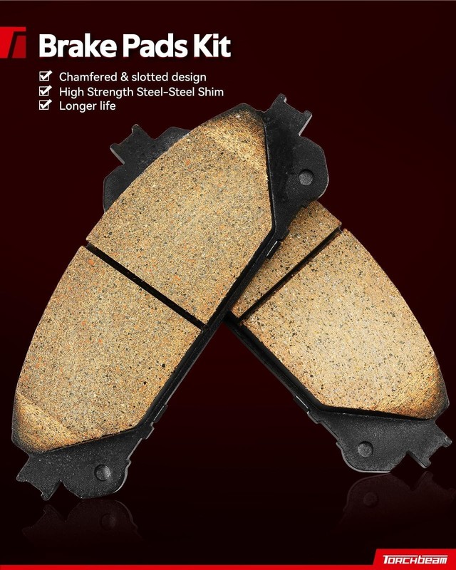 Rear Brake Kit - Disc Rotors & Ceramic Pads for 2010-2013 Forte Koup/Forte, 6pcs gallery