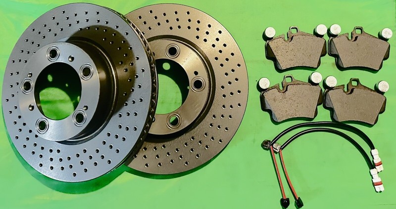 Brembo Front Pads And Rotors for 11-12 Boxster Spyder Roadster S