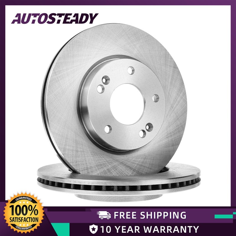 Front Vented Disc Brake Rotor for 2009 – 10 Pontiac Vibe 2009 – 14 Toyota Matrix
