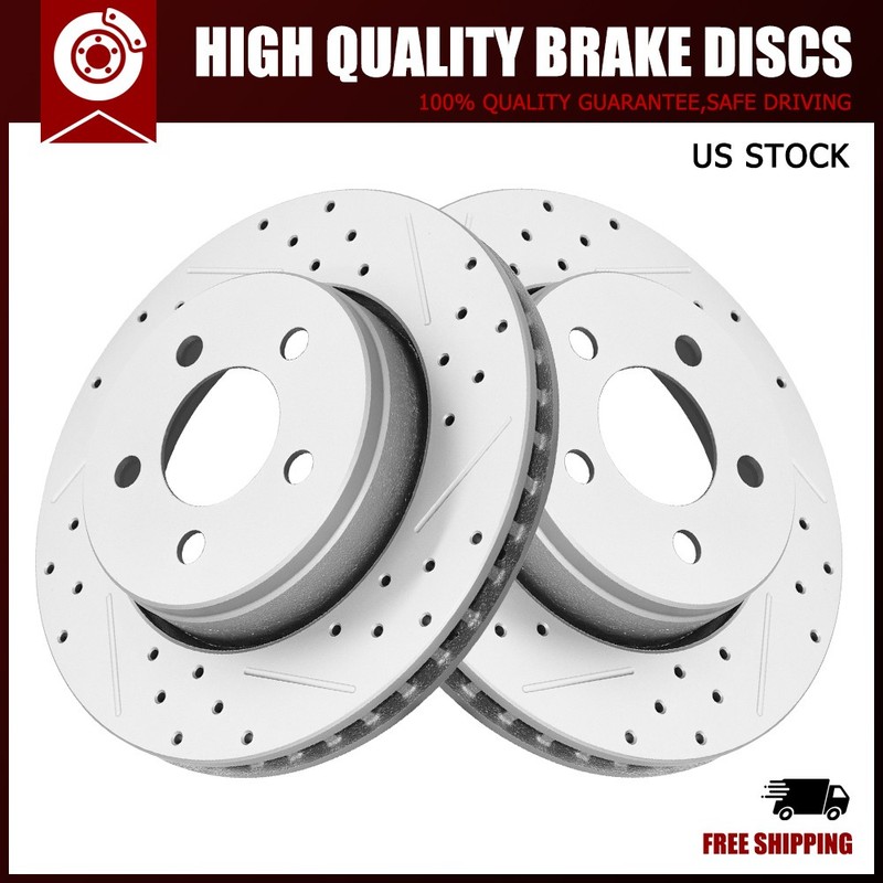 302mm Front Drilled Brake Disc Rotors Kit for 2008-2012 Jeep Liberty Dodge Nitro