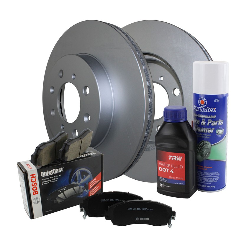 Front Brake Kit 262mm Disc Rotors Bosch Ceramic Pads For Honda Civic Insight L4