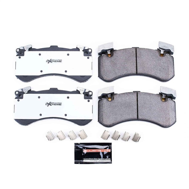 Z26-1575 Powerstop Brake Pad Sets 2-Wheel Set Front for Audi S7 S8 S6 A8 Quattro gallery